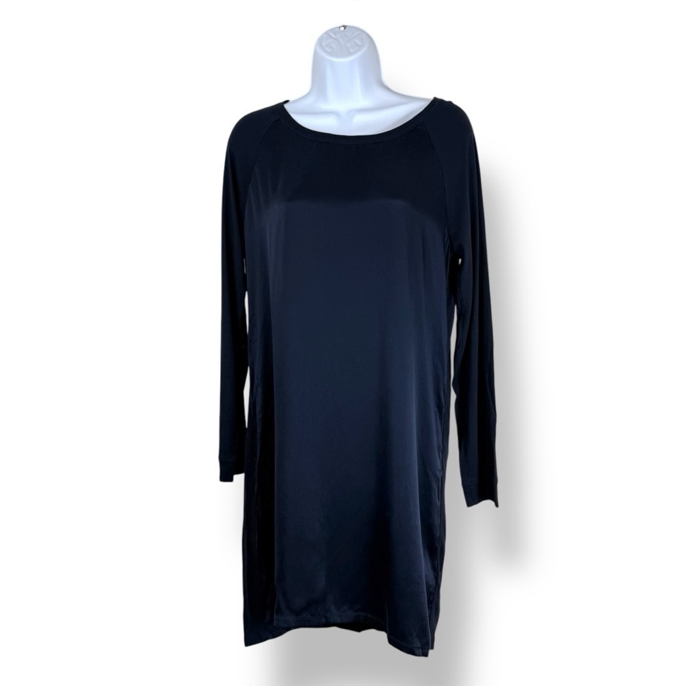 Jigsaw Dress Womens Small Blue Silk Cotton Long Sleeve Old Money Quite Luxury